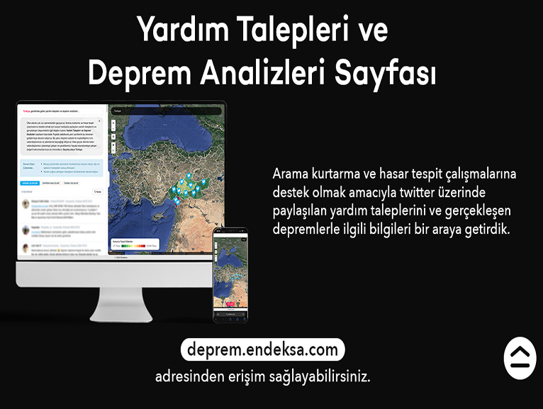 ENDEKSA DEPREM ÇALIŞMALARINA FAYDASI OLABİLECEK BİR PANEL HAZIRLADI